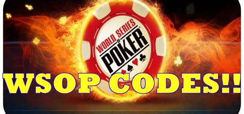 wsop cheat redeem codes